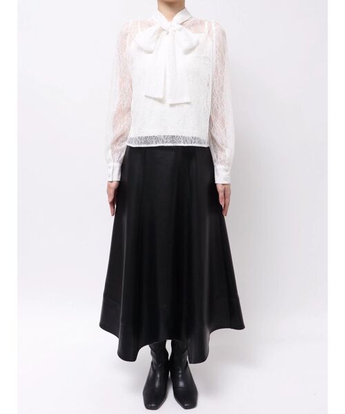 MERCURYDUO（マーキュリーデュオ）の「2WAYバックリボンレースブラウス（シャツ/ブラウス・レディース・ピンク/オフホワイト/ブルー・FREE）」の20枚目の写真