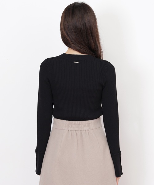 JILL by JILL STUART(ジルバイジルスチュアート)の「◇袖ボタンリブニット(ニット/セーター・レディース・レッド/ホワイト/ブラック・FREE)」の16枚目の写真