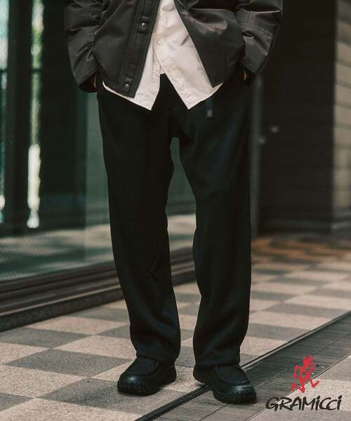 Gramicci(グラミチ)の「GRAMICCI / グラミチ 417別注 ボンディング フリースパンツ(スウェットパンツ・メンズ・ブラック/チャコールグレー/ベージュ・SMALL/MEDIUM/LARGE/X-LARGE)」の2枚目の写真