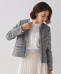 OPAQUE.CLIP｜オペークドットクリップのノーカラージャケット通販