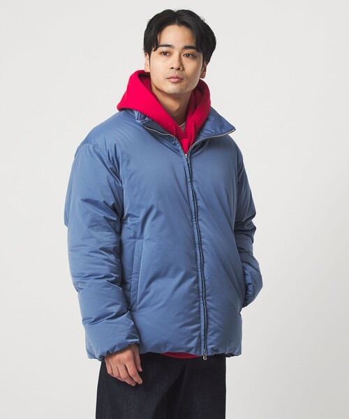 green label relaxing（グリーンレーベルリラクシング）の「DICROS スタンド ダウン ブルゾン -撥水-（ダウンジャケット/コート・メンズ・ブラック/ナチュラル/ロイヤルブルー・S/M/L/XL）」の9枚目の写真