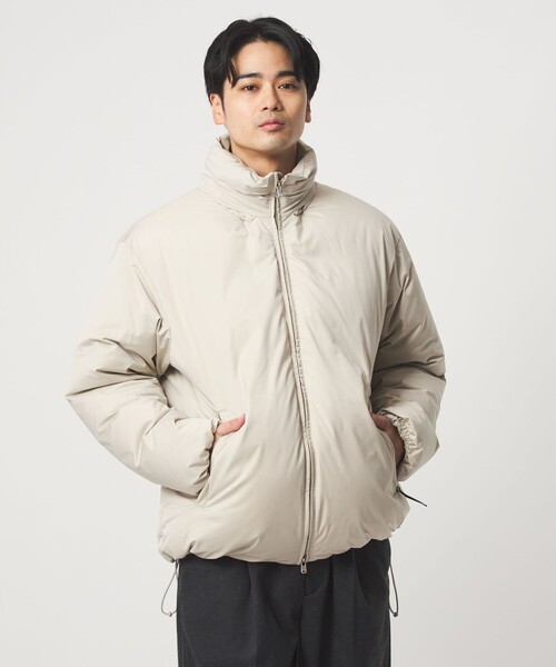 green label relaxing（グリーンレーベルリラクシング）の「DICROS スタンド ダウン ブルゾン -撥水-（ダウンジャケット/コート・メンズ・ブラック/ナチュラル/ロイヤルブルー・S/M/L/XL）」の12枚目の写真