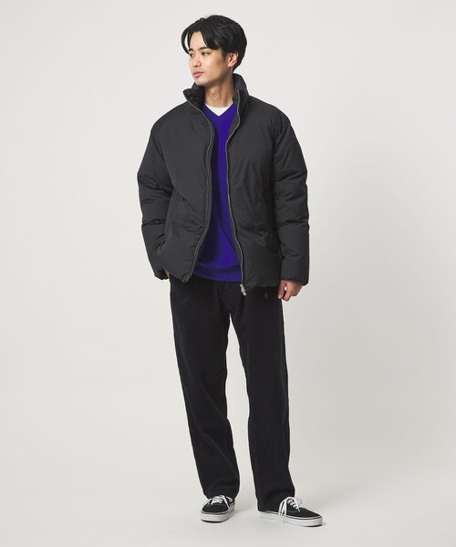 green label relaxing（グリーンレーベルリラクシング）の「DICROS スタンド ダウン ブルゾン -撥水-（ダウンジャケット/コート・メンズ・ブラック/ナチュラル/ロイヤルブルー・S/M/L/XL）」の17枚目の写真