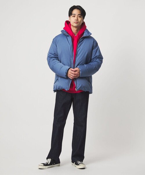 green label relaxing（グリーンレーベルリラクシング）の「DICROS スタンド ダウン ブルゾン -撥水-（ダウンジャケット/コート・メンズ・ブラック/ナチュラル/ロイヤルブルー・S/M/L/XL）」の21枚目の写真