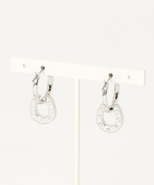 LANVIN en Bleu(ランバンオンブルー)の「馬蹄モチーフ ピアス(ピアス(両耳用)・レディース・ゴールド/シルバー・ONE SIZE)」の3枚目の写真