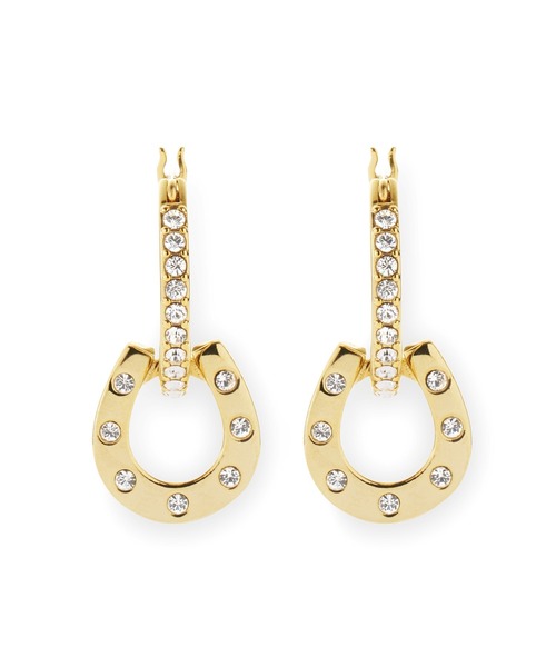 LANVIN en Bleu(ランバンオンブルー)の「馬蹄モチーフ ピアス(ピアス(両耳用)・レディース・ゴールド/シルバー・ONE SIZE)」の8枚目の写真