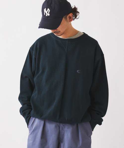 Champion（チャンピオン）の「CHAMPION / チャンピオン 別注 ”インサイドアウト”  スウェット（スウェット・メンズ・アイボリー/ブラック系その他/ネイビー・MEDIUM/X-LARGE/LARGE）」の13枚目の写真