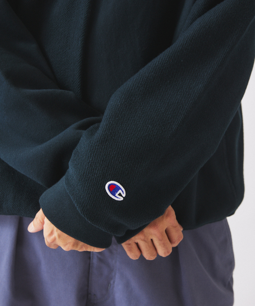 Champion（チャンピオン）の「CHAMPION / チャンピオン 別注 ”インサイドアウト”  スウェット（スウェット・メンズ・アイボリー/ブラック系その他/ネイビー・MEDIUM/X-LARGE/LARGE）」の14枚目の写真
