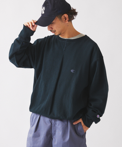 Champion（チャンピオン）の「CHAMPION / チャンピオン 別注 ”インサイドアウト”  スウェット（スウェット・メンズ・アイボリー/ブラック系その他/ネイビー・MEDIUM/X-LARGE/LARGE）」の15枚目の写真