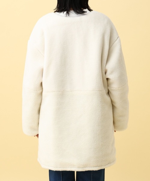 セール】【産前・産後対応】マタニティ／リバーシブルボアキルトコート