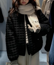 キルティングショートジャケット
