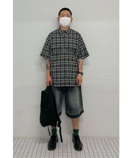 Millo Archive（ミロ アーカイブ）の「レイヤーウォッシュデニムバミューダパンツ[ディープブルー]（その他パンツ・メンズ・その他・MEDIUM/LARGE/X-LARGE）」の18枚目の写真