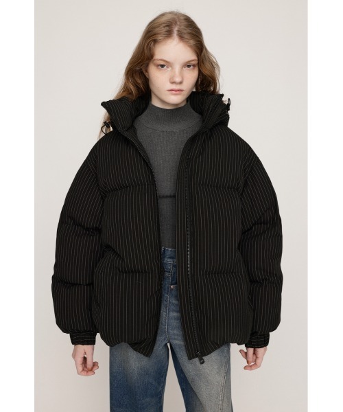 SLY アウター SLY（スライ）の「2WAY STRIPE PUFFER BZ ツーウェイ ストライプ パッ