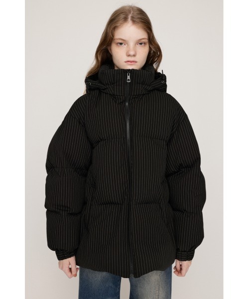 セール】2WAY STRIPE PUFFER BZ ツーウェイ ストライプ パッファー