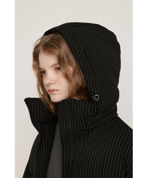 SLY（スライ）の「2WAY STRIPE PUFFER BZ ツーウェイ ストライプ パッ 