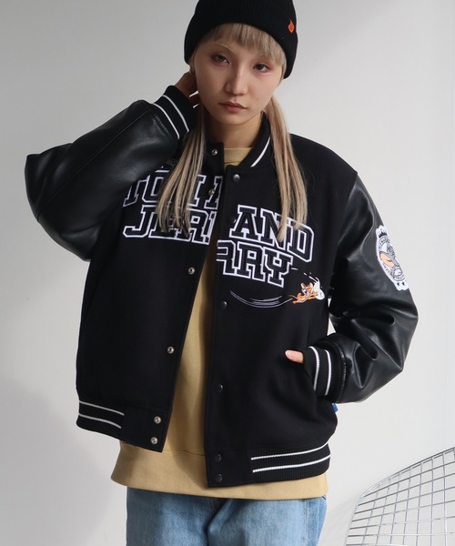 SEQUENZ/シークエンズ】Tom & Jerry Classic Faux-Melton Embroidered