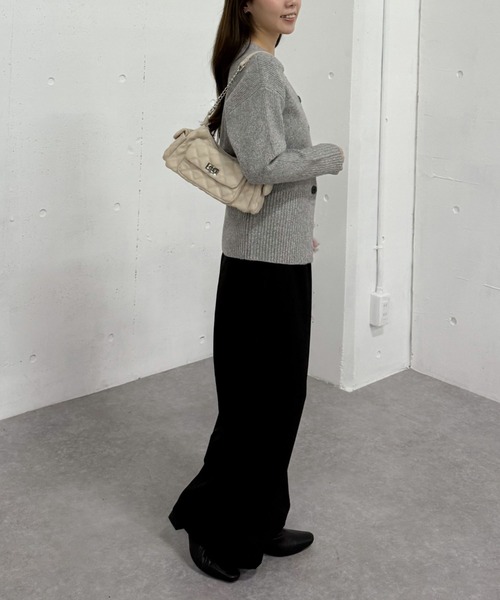 archives（アルシーヴ）の「Ｖネックメランジニットカーディガン（カーディガン/ボレロ・レディース・グレー/ベージュ/ブラウン・MEDIUM）」の17枚目の写真