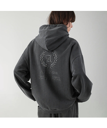 UNISEX LAUREL OVERSIZED HOODIE PIGMENT DEEP GREY