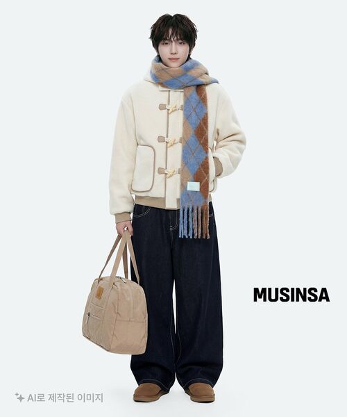 MUSINSA STANDARD（ムシンサスタンダード）の「ウィンター パグ ブーツ [ライトブラウン]（ブーツ・レディース・その他・27cm/28cm/23cm/24cm/25cm/26cm）」の15枚目の写真