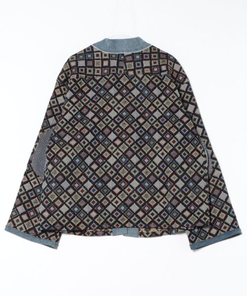 チャイハネ（チャイハネ）の「【チャイハネ】ノラパッチMEN'Sカーディガン（カーディガン/ボレロ・メンズ・レッド/ブラック・FREE）」の6枚目の写真