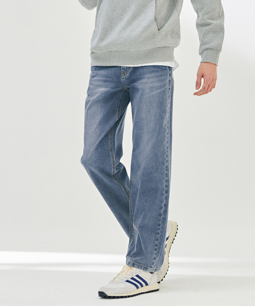 CHASECULT(チェイスカルト)の「男性インバンディングストレートエアデニムパンツ-DBRK2323C0N(デニムパンツ・メンズ・インディゴブルー・70/76/82/92/86)」の2枚目の写真