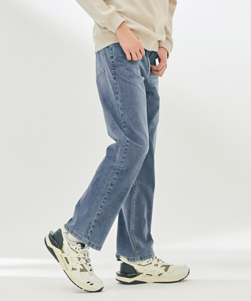 CHASECULT(チェイスカルト)の「男性インバンディングストレートエアデニムパンツ-DBRK2323C0N(デニムパンツ・メンズ・インディゴブルー・70/76/82/92/86)」の4枚目の写真