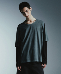 MUSINSA STANDARD（ムシンサスタンダード）の「Pigment Relaxed Scoop Neck T-Shirt [Peacock Blue]（Tシャツ/カットソー）」
