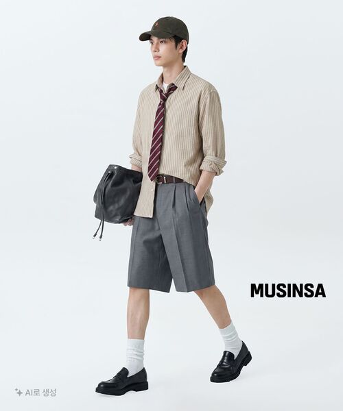 MUSINSA STANDARD（ムシンサスタンダード）の「[クールタンダード] リラックスフィットクルーネックTシャツ [メランジライトグレー]（Tシャツ/カットソー・メンズ・その他・LARGE/X-LARGE/XX-LARGE/XXX-LARGE/SMALL/MEDIUM）」の11枚目の写真