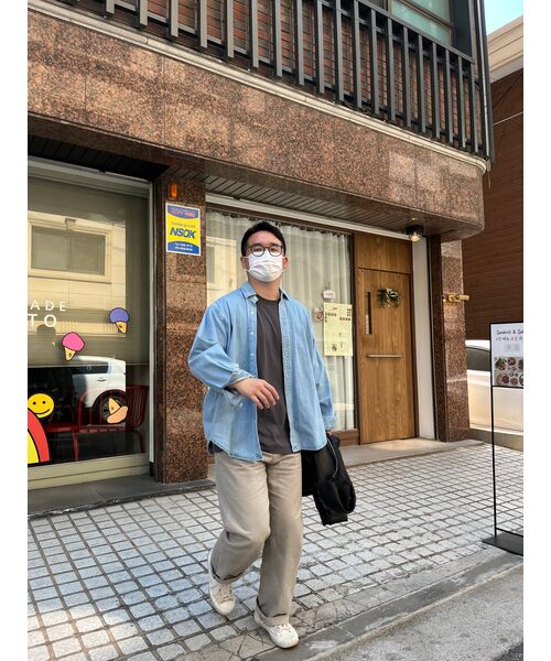 MUSINSA STANDARD（ムシンサスタンダード）の「テーパードCcinoパンツ[ライトグレー]（その他パンツ・メンズ・その他・26/27/28）」の13枚目の写真