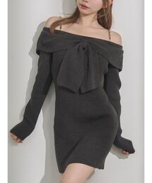 EATME | フロントリボンタイトワンピース(ワンピース)