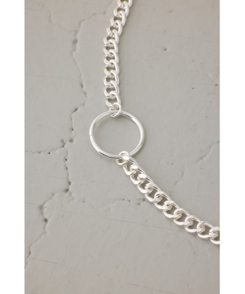 AZUL by moussy（アズールバイマウジー）の「ミックスチェーンネックレス（ネックレス・メンズ・ブラック/シルバー・FREE）」の13枚目の写真