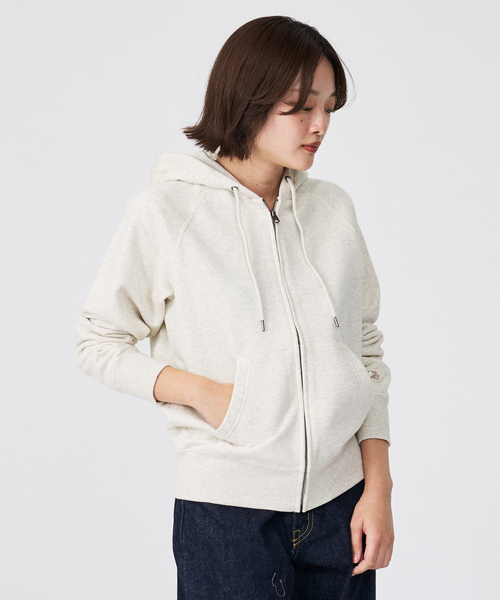 FRUIT OF THE LOOM(フルーツオブザルーム)の「【FRUIT OF THE LOOM/フルーツ オブ ザ ルーム】BASIC SWEAT ZIP HOODIE/パーカー/お出かけ/リラックス【WEB限定】(パーカー・レディース・アイボリー/グレー/ネイビー/ブラック・フリー)」の7枚目の写真