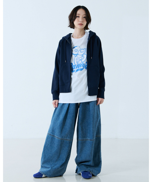 FRUIT OF THE LOOM(フルーツオブザルーム)の「【FRUIT OF THE LOOM/フルーツ オブ ザ ルーム】BASIC SWEAT ZIP HOODIE/パーカー/お出かけ/リラックス【WEB限定】(パーカー・レディース・アイボリー/グレー/ネイビー/ブラック・フリー)」の13枚目の写真