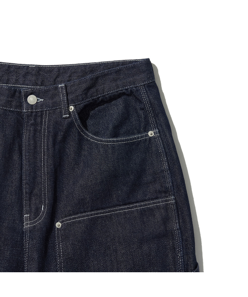HISHANDER（ヒズハンダー）の「DOUBLE KNEE DENIM PANTS [Indigo]（デニムパンツ・メンズ・その他・1/2/3）」の4枚目の写真
