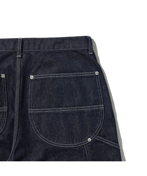 HISHANDER（ヒズハンダー）の「DOUBLE KNEE DENIM PANTS [Indigo]（デニムパンツ・メンズ・その他・1/2/3）」の6枚目の写真