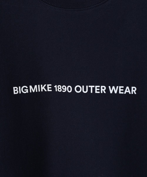 BIG MIKE(ビッグマイク)の「BIG MIKE ヘビーウェイト プルオーバートレーナー(スウェット・メンズ・ブラック/ネイビー/チャコール・L/M)」の11枚目の写真