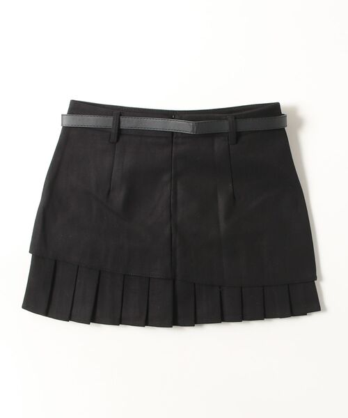 FREE STYLISTS（フリー スタイリスト）の「YUGA_YGMC 　pleated mini skirt（スカート・レディース・ブラック/ブラウン・XL/S/L/M）」の3枚目の写真