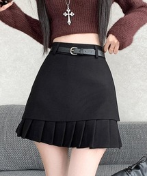 YUGA_YGMC pleated mini skirt