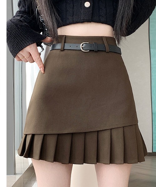 FREE STYLISTS（フリー スタイリスト）の「YUGA_YGMC 　pleated mini skirt（スカート・レディース・ブラック/ブラウン・XL/S/L/M）」の16枚目の写真