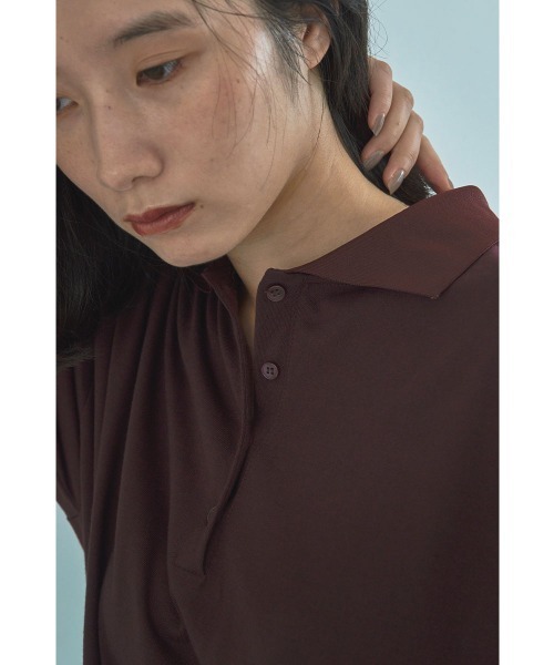 marjour(マージュール)の「CUT POLO TEE(Tシャツ/カットソー・レディース・バーガンディー・M)」の19枚目の写真