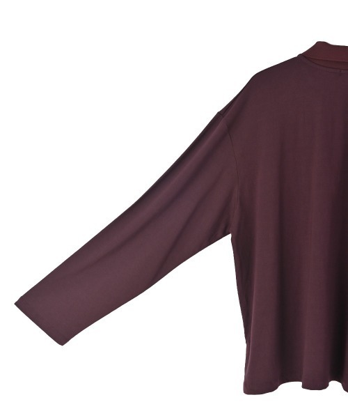 marjour(マージュール)の「CUT POLO TEE(Tシャツ/カットソー・レディース・バーガンディー・M)」の5枚目の写真