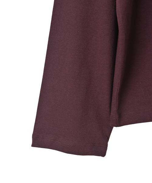 marjour(マージュール)の「CUT POLO TEE(Tシャツ/カットソー・レディース・バーガンディー・M)」の4枚目の写真