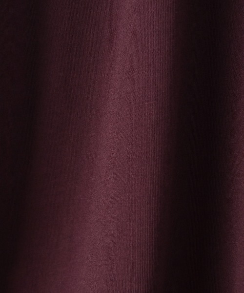 marjour(マージュール)の「CUT POLO TEE(Tシャツ/カットソー・レディース・バーガンディー・M)」の2枚目の写真