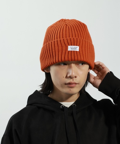 BAYFLOW（ベイフロー）の「ベーシックアクリルワッチ（ニットキャップ/ビーニー・メンズ・グレー/ブラック/ブラウン/オレンジ/アイボリー・FREE）」の5枚目の写真