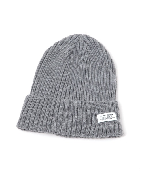 BAYFLOW（ベイフロー）の「ベーシックアクリルワッチ（ニットキャップ/ビーニー・メンズ・グレー/ブラック/ブラウン/オレンジ/アイボリー・FREE）」の6枚目の写真