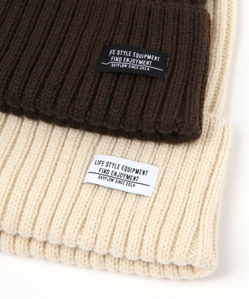 BAYFLOW（ベイフロー）の「ベーシックアクリルワッチ（ニットキャップ/ビーニー・メンズ・グレー/ブラック/ブラウン/オレンジ/アイボリー・FREE）」の20枚目の写真