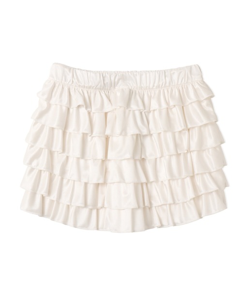 adidas(アディダス)の「adidas LACE RUFFLE MINI SKIRT / アディダス レース ラッフル ミニ スカート(スカート・レディース・ホワイト・L/M/S)」の7枚目の写真