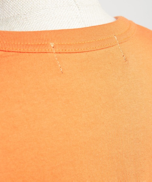 gomme（ゴム）の「クシュドＴ（Tシャツ/カットソー・レディース・チャコールグレー/ブラック/ホワイト/オレンジ・MEDIUM）」の5枚目の写真