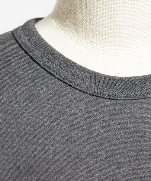 gomme（ゴム）の「クシュドＴ（Tシャツ/カットソー・レディース・チャコールグレー/ブラック/ホワイト/オレンジ・MEDIUM）」の12枚目の写真