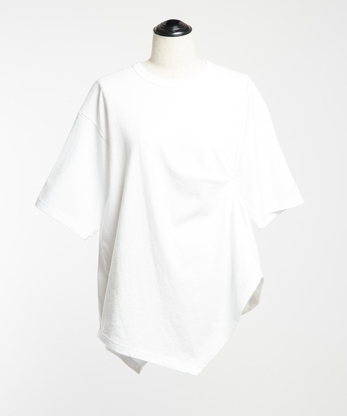 gomme（ゴム）の「クシュドＴ（Tシャツ/カットソー・レディース・チャコールグレー/ブラック/ホワイト/オレンジ・MEDIUM）」の6枚目の写真